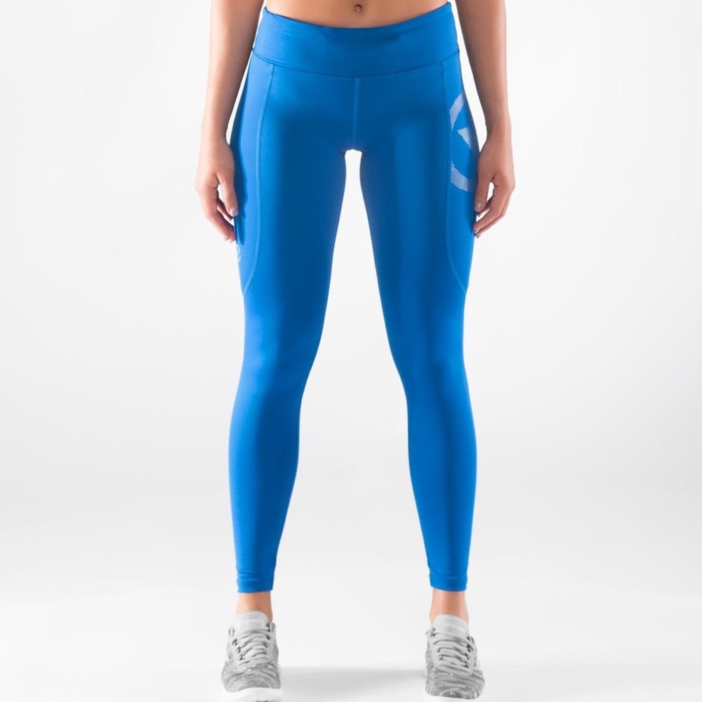 EUC VIRUS | Women's Stay Cool | Compression Pants ERX7- Electric Blue 7/8 Length